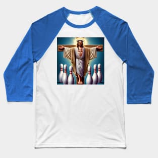 The Dude as Jesus Baseball T-Shirt